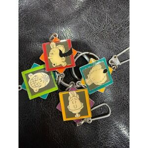 vintage 1997 Viacom/Nickelodeon Rugrats keychains